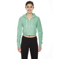 American Apparel  Ladies' Cropped Flex Fleece Zip Hoodie